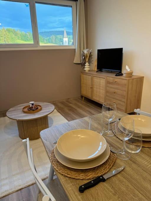 Studio Cosy Au Coeur Du Haut-Jura Foncine-le-Bas 外观 照片